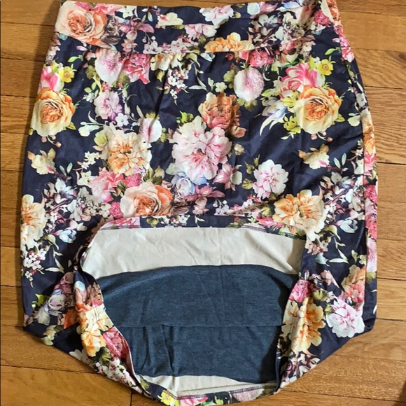 Floral print pencil skirt lined - Picture 4 of 4